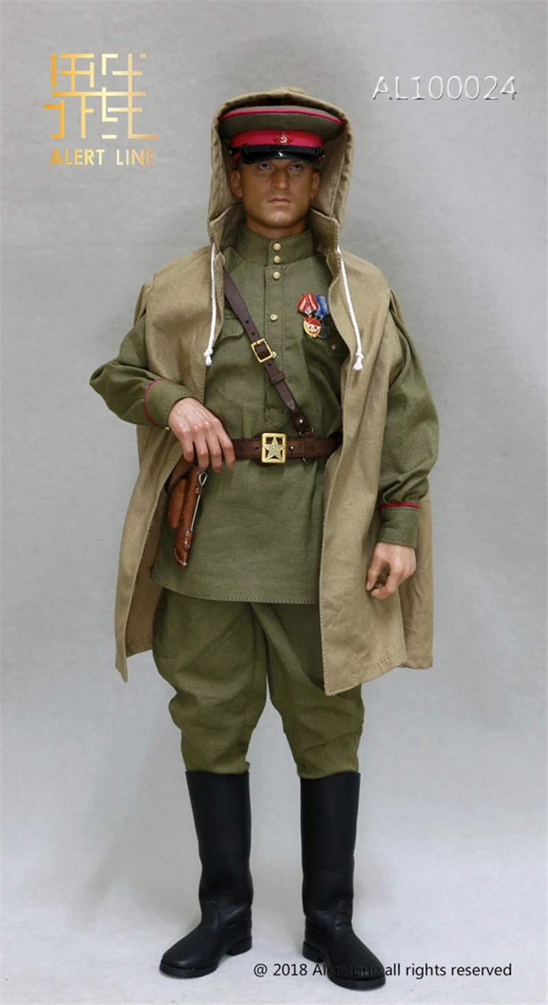 AL100024 1/6 Мужская фигурка солдата, аксессуар WW2 1944, красная армейская пехота, набор для старшего капитана, модель для 12 дюймов, фигурка