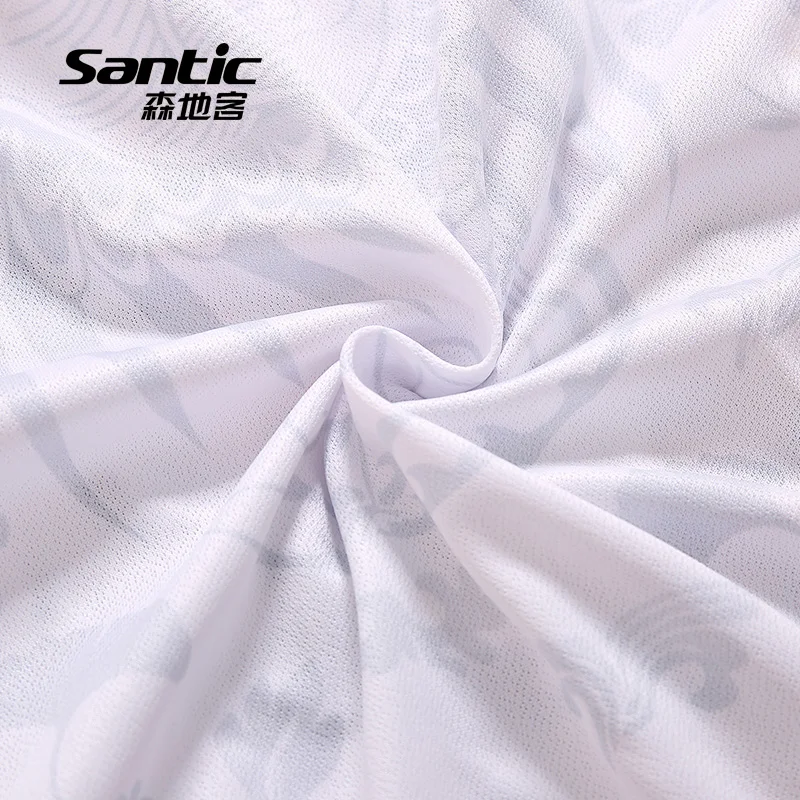 Женская быстросохнущая велосипедная майка Santic дышащая Спортивная одежда для