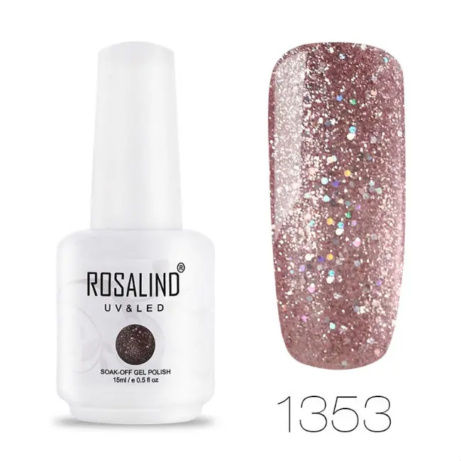 RH1353 ROSALIND гель 1 S, новинка, 15 мл, Гель-лак для ногтей, УФ-светодиодный, замачиваемый, грунтовка для ногтей, полуперманентный, для дизайна ногтей, гель-лаки для маникюра - Цвет: RH1353