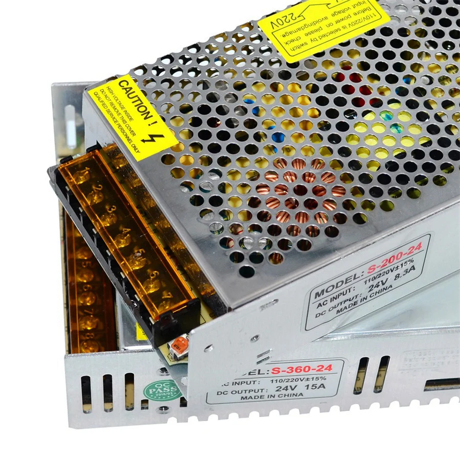 DC5V светодиодный драйвер Питание 2A 5A 12A 20A 40A трансформаторы для SMD 5050 5630
