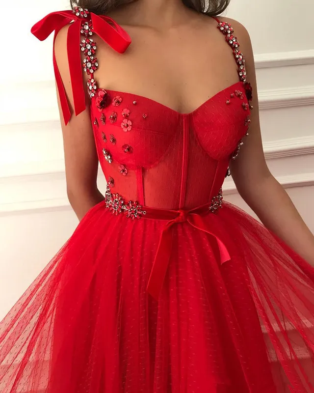 Princess Red Crystals Cheap Long Prom Dresses 2021 A Line Plus Size Tulle Cheap Velvet Arabic African Girl Pageant Formal