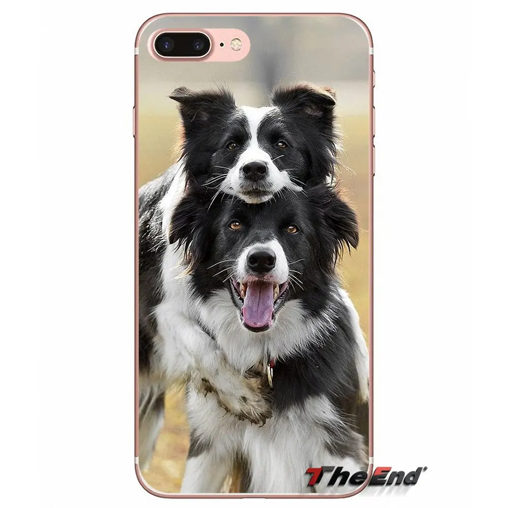 Border Collie Dog Для Huawei G7 G8 P7 P8 P9 Lite Honor 4C 5X 5C 6X Mate 7 8 9 Y3 Y5 Y6 II 2 Pro 2017 аксессуары чехол для телефона|Чехлы-накладки| |