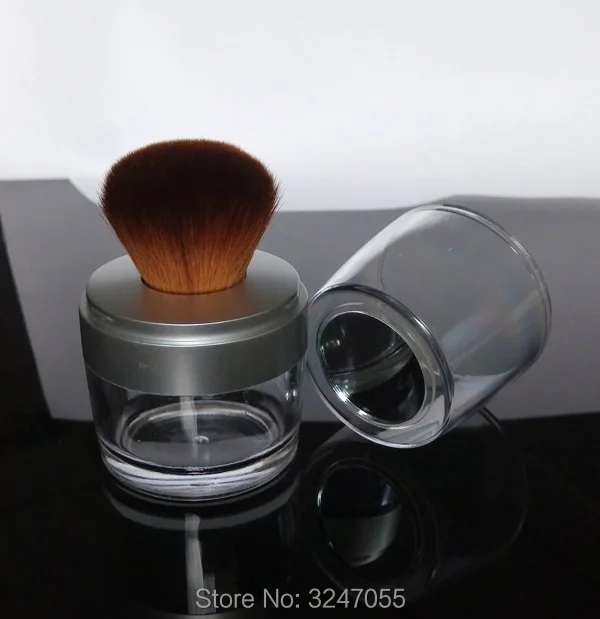 Чехол пустой для пудры с кисточкой 10 г|loose powder case|refill boxempty case |