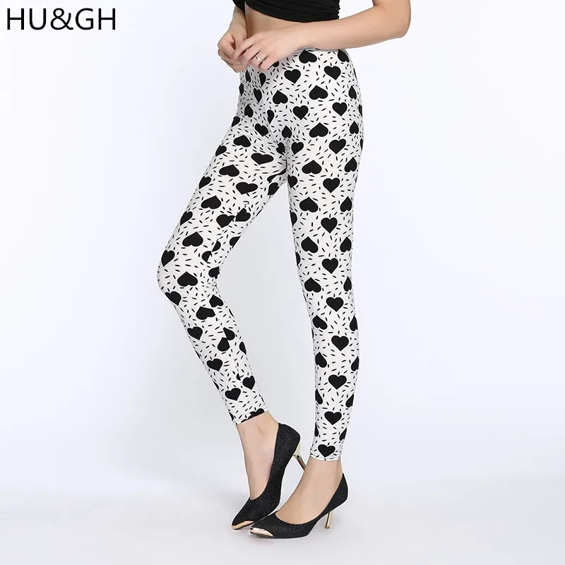 Женские эластичные леггинсы ARDLTME повседневные с высокой талией и принтом