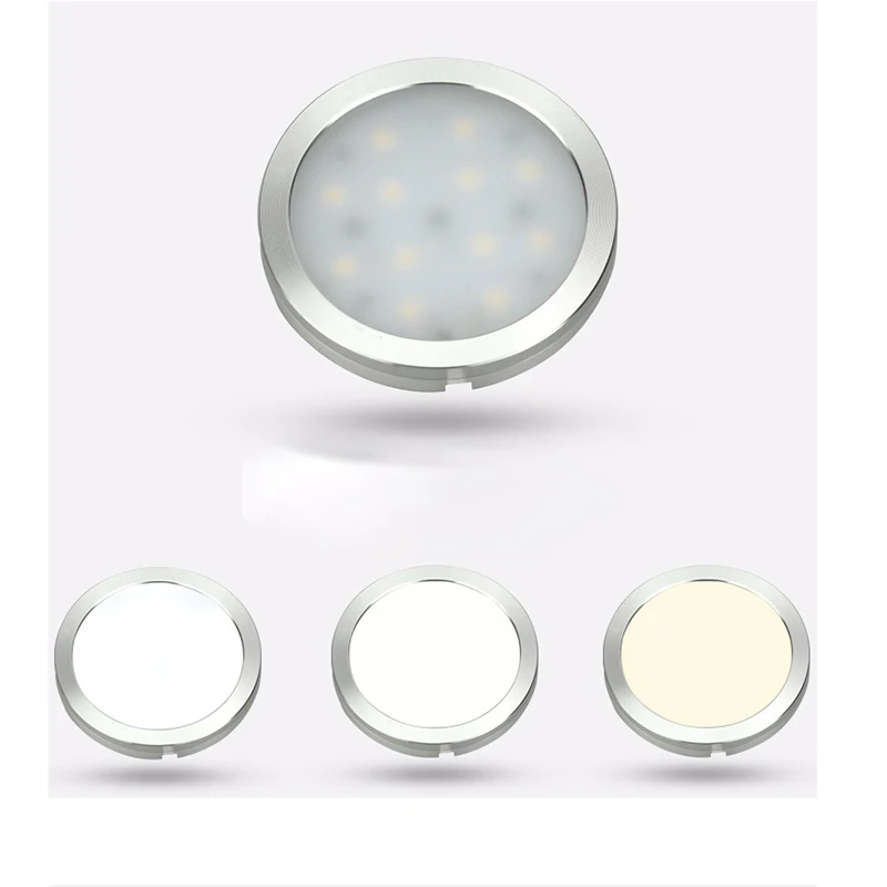 4/6PCs/set 12V Under Cabinet Light Wireless Downlight Spotlights Kitchen Cabinets Cupboard Stair Lights LED Lighting | Лампы и