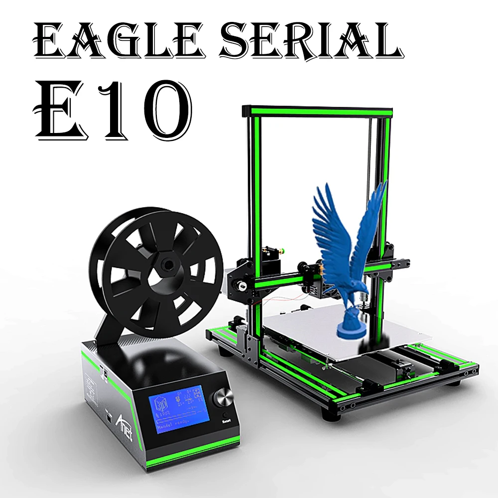 Anet E16 E12 E10 большой 3D принтер высокой точности двойной y оси направляющие стержни