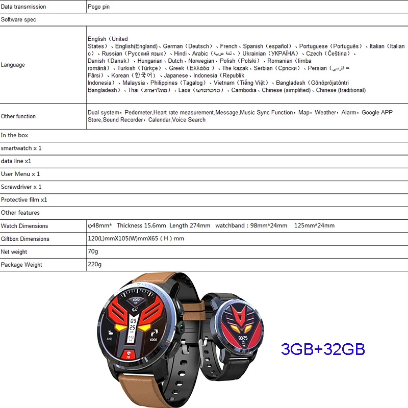 Новое поступление, 3 ГБ, 32 ГБ, Bluetooth, Смарт-часы, сим-карта, мужские и женские, 4G lte, умные часы, IP67, водонепроницаемая камера, деловые часы для телефона