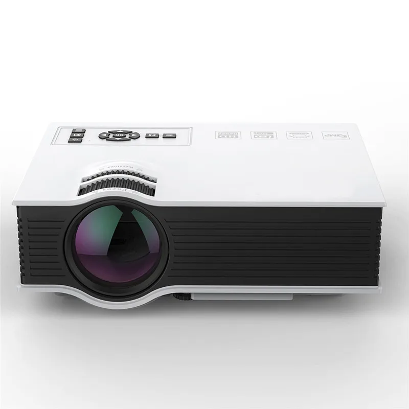 White HIPERDEAL 800 люмен TFT Мини ЖК-проектор UC40+ HD 1080P домашний ручной пульт дистанционного управления мини-проектор HDMI проектор Apr19 - Комплект: White