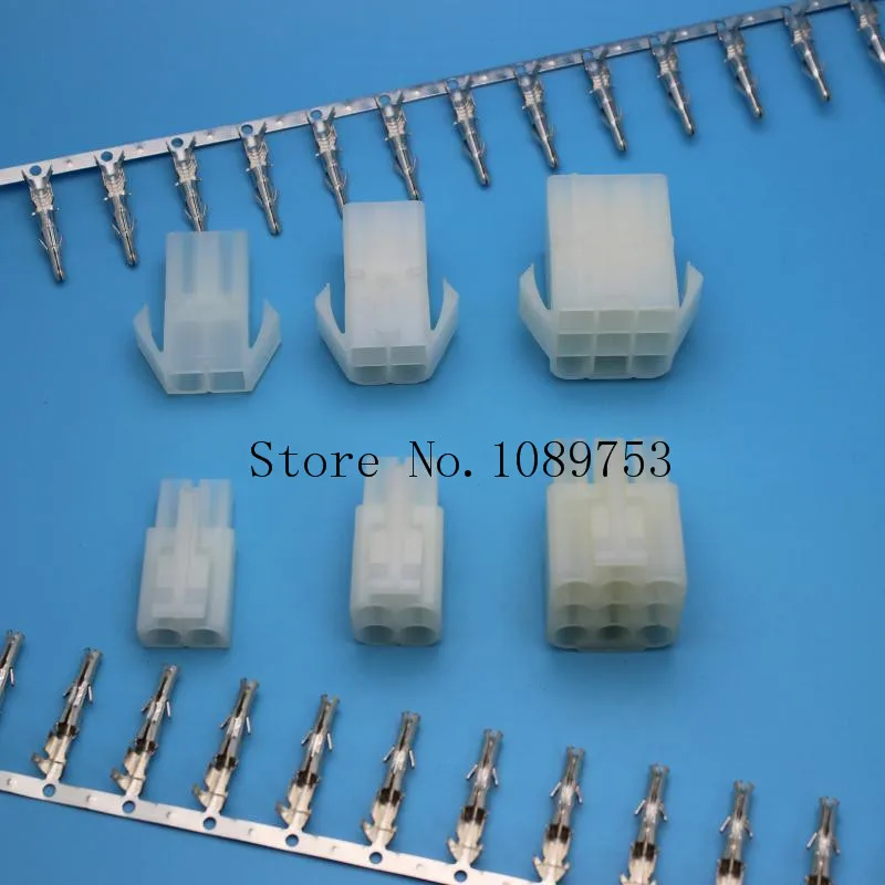 

10 sets 1/2/3/4/6/9 Way pin Big Tamiya connector Set Kits large Tamiya set EL 6.2MM male Female socket plug