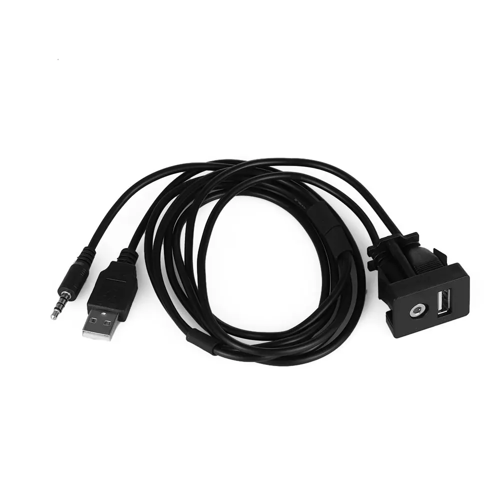 2019 подходит для автомобильной лодки и мотоцикла крепление флеш кабель 3 5 мм + USB AUX