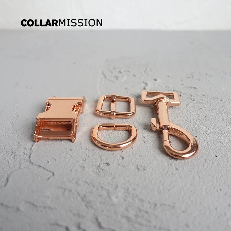 20 компл./лот (металлическая пряжка + Регулируемая кольцо D металлическая застежка