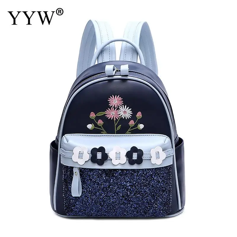 Фото Женская мини-сумка с цветочным принтом школьный ранец для девочек-подростков