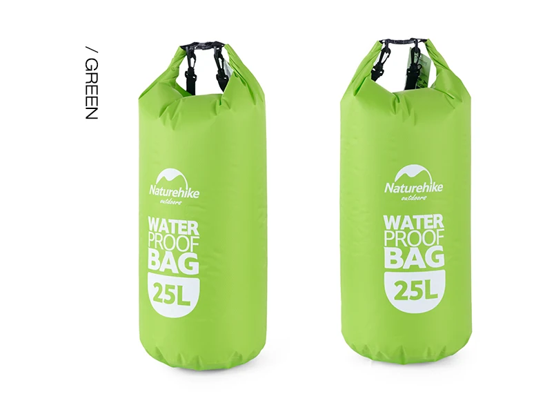 Naturehike Водонепроницаемый сухой мешок Спорт на открытом воздухе рафтинг каяк каноэ плавательный мешок дорожные наборы 2L 5L 15L 25L