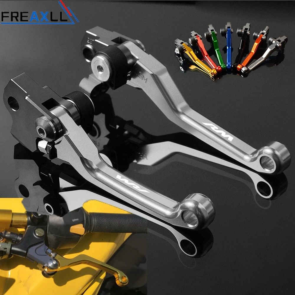 

For Suzuki RM85 RM125 RM250 RM 85 125 250 CNC Aluminum Motorcycle Levers Motocross dirt bike Pivot Brake Clutch Levers RM