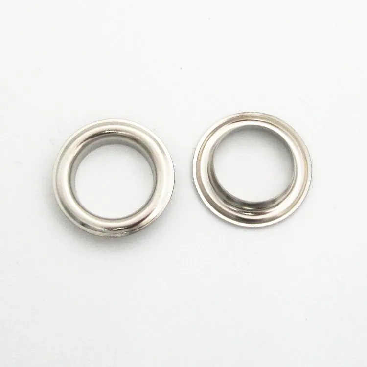 50 наборов железных больших круглых люверсов 20 мм серебристого/золотого цвета с