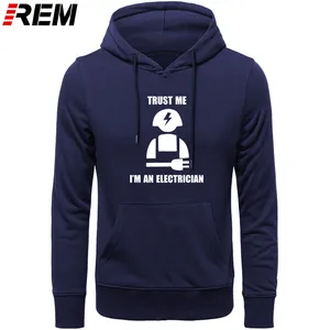 REM New Trust Me я электрик подарок мужчине забавная мужская одежда с длинным рукавом рубашки толстовки, свитшоты