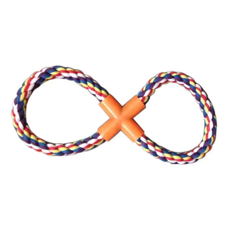 Домашние питомцы Собаки Кошки из хлопчатобумажного каната щенок жевательная