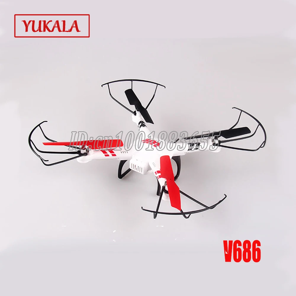 WLtoys V686G V686 FPV версия 4CH Квадрокоптер Радиоуправляемый Дрон с HD камерой RTF 2 4 ГГц