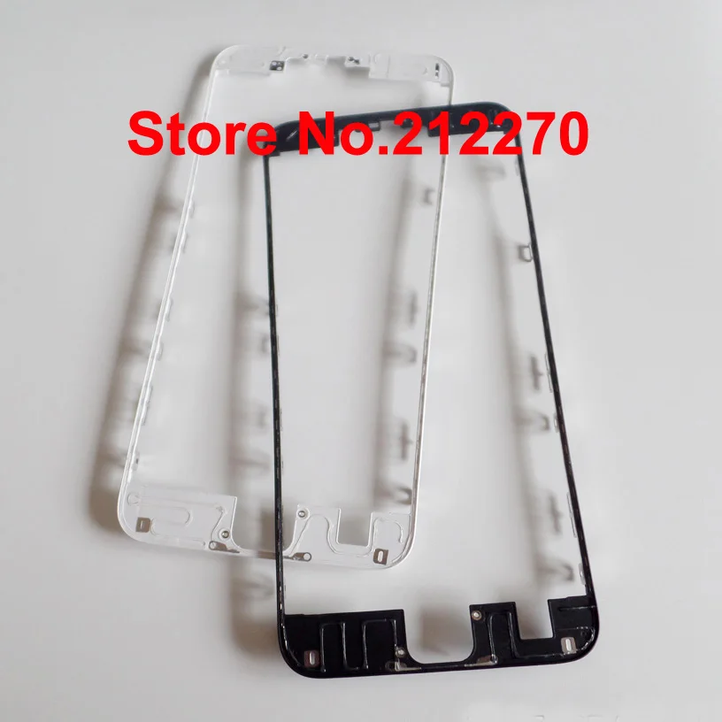 YUYOND New Front LCD Middle Frame Bezel With Hot Glue For iPhone 6S Plus 5.5&quot Replacement Parts Black/White | Мобильные телефоны