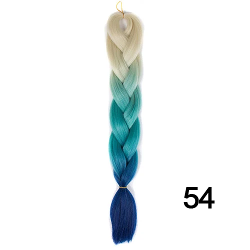 Beyond beauty Ombre Jumbo косички синтетические косички волосы крючком 100 цветов доступны 100 г наращивание волос - Цвет: #31