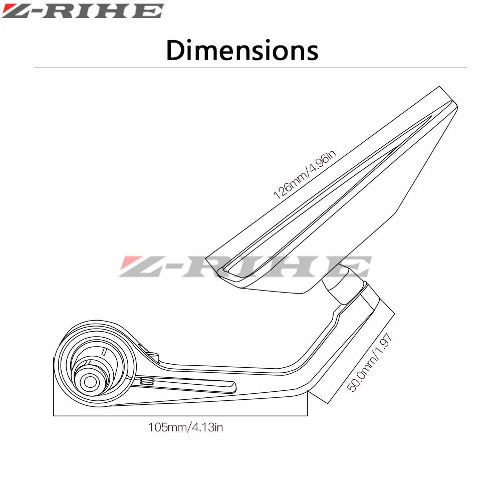 7/8 &quot&quot 22 мм ручка бар мотоцикла конец зеркало Зеркало для Honda Hornet CB919 CB1000R CB900 CB1300