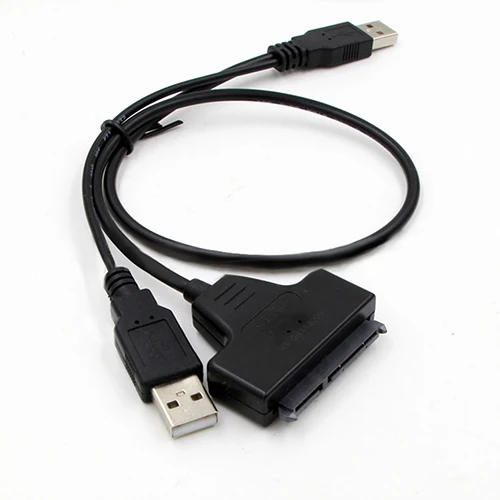 Sata кабель USB 2 0 до 5 дюймов 22Pin 7 + 15 ATA SATA HDD/SSD адаптер конвертер к USB|Компьютерные