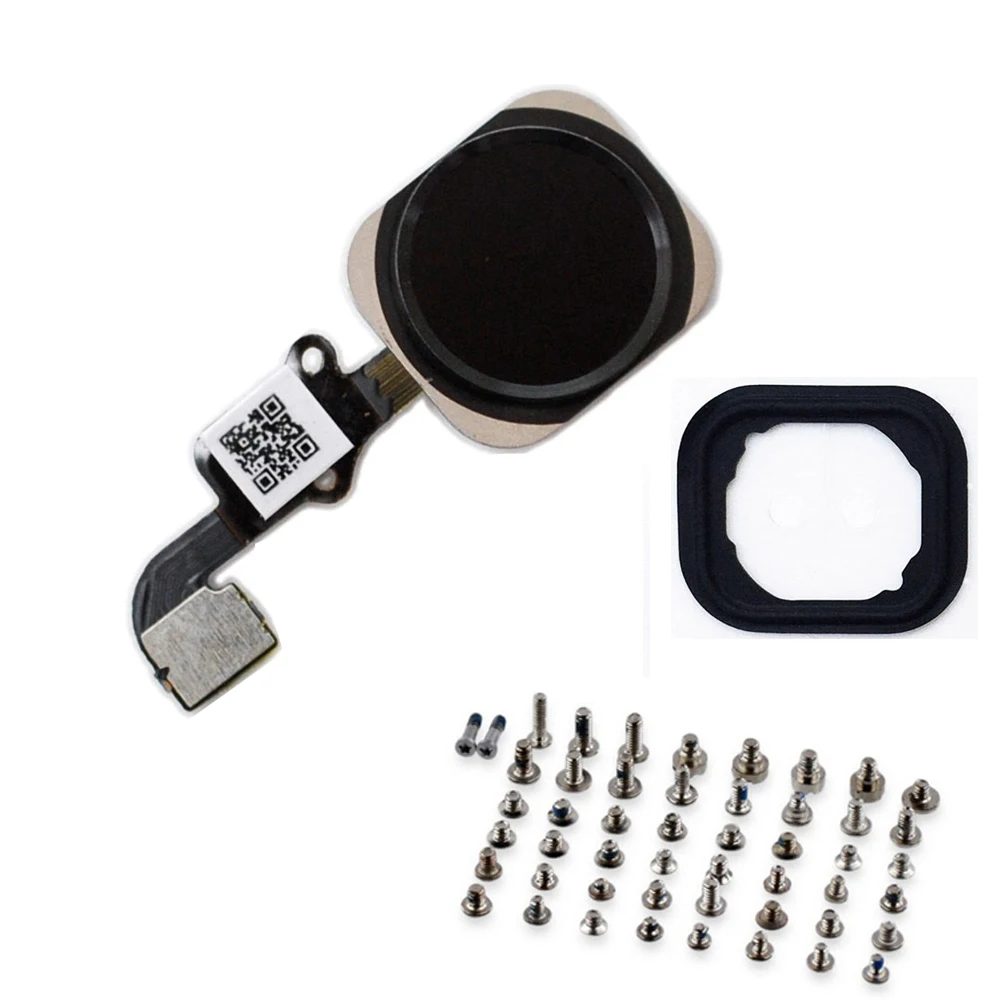 3 шт./компл. гибкий кабель для кнопки домой в сборе с резиновым кольцом + полный