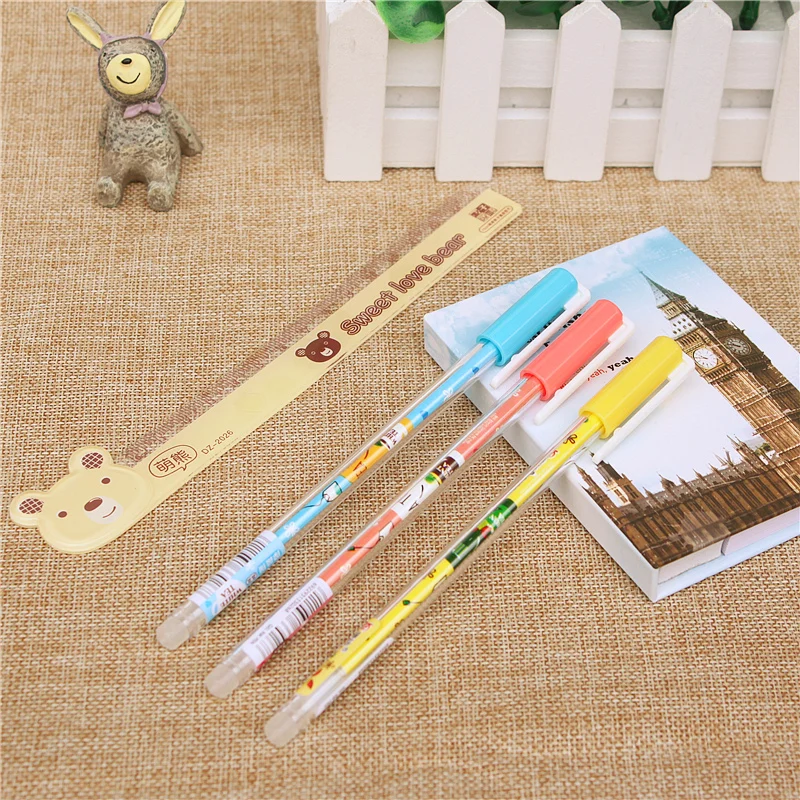 1 шт. новый милый каваи стираемая гелевая ручка горячий можно ластик ручки