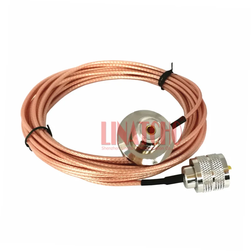 Кабель для антенны pl259 uhf штекер гнездо коаксиальный rg316 Удлинительный кабель