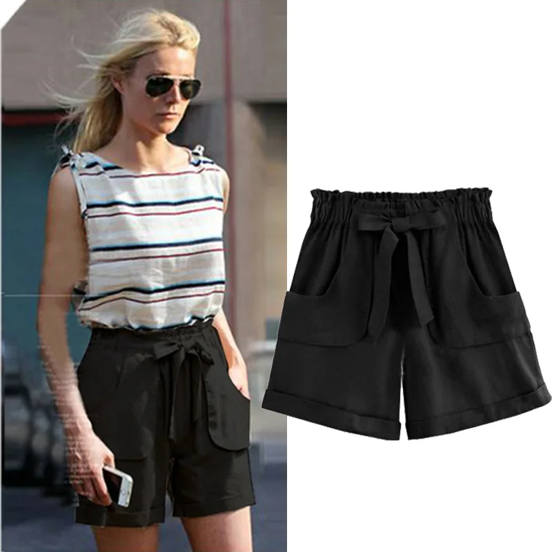 Женские брюки с завышенной талией повседневные женские летняя новая