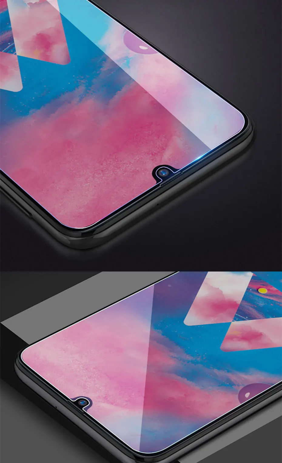 4 шт закаленное Стекло для samsung Galaxy A80 A70 A60 A50 A40 A30 A20 A10 Экран Защитная Стекло для samsung M30 M20 M10