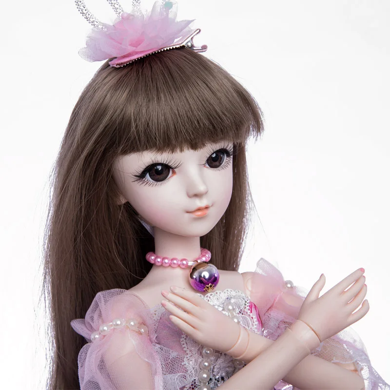 Принцесса Анна 1/3 60 см BJD SD кукла с платьем парики Shose шляпа для макияжа красивая
