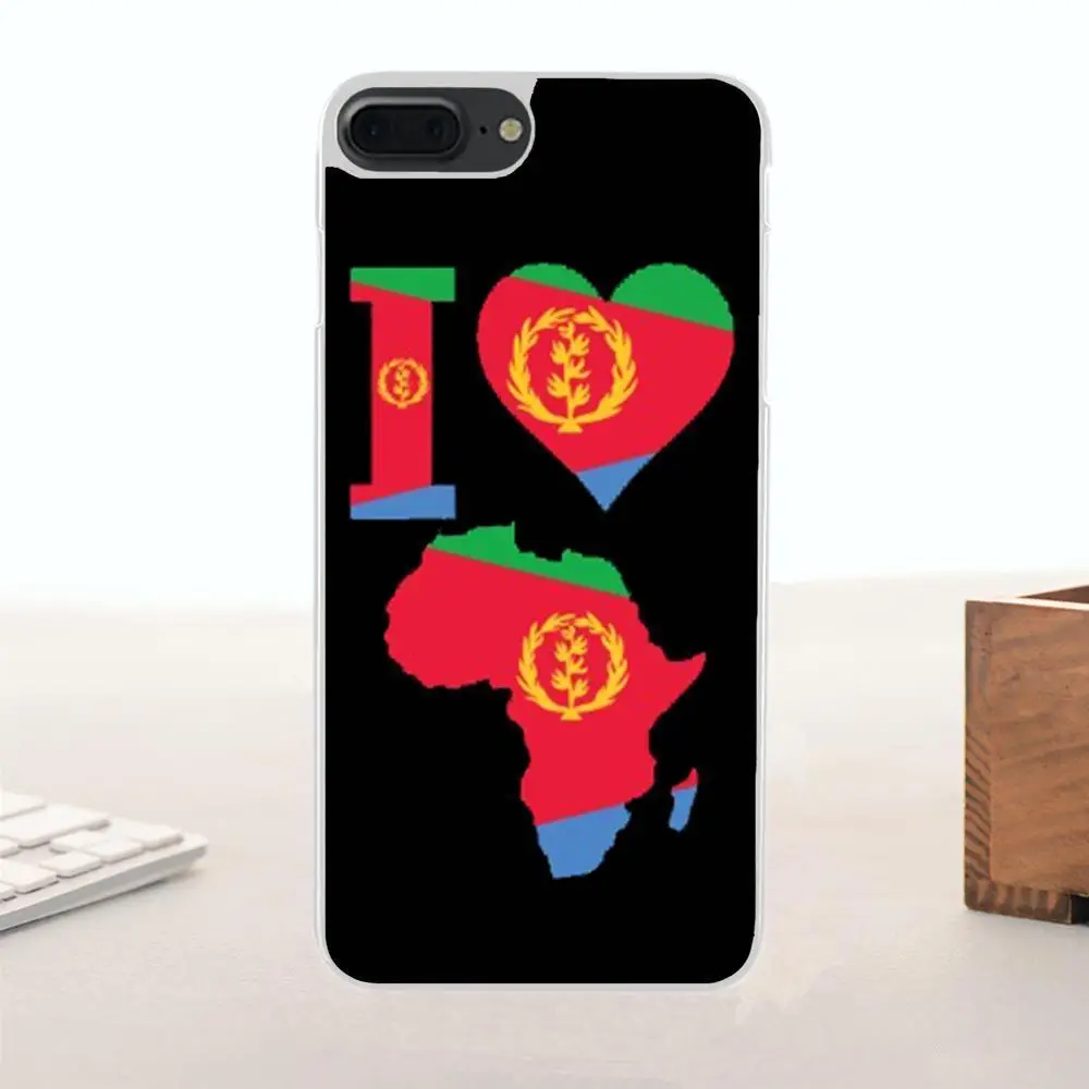 as picture Bixedx Эритрея карта с флагами для Apple iPhone 4 4S 5 5C SE 6 6 S 7 8 Plus X ТПУ случаи мобильного телефона - Цвет: as picture