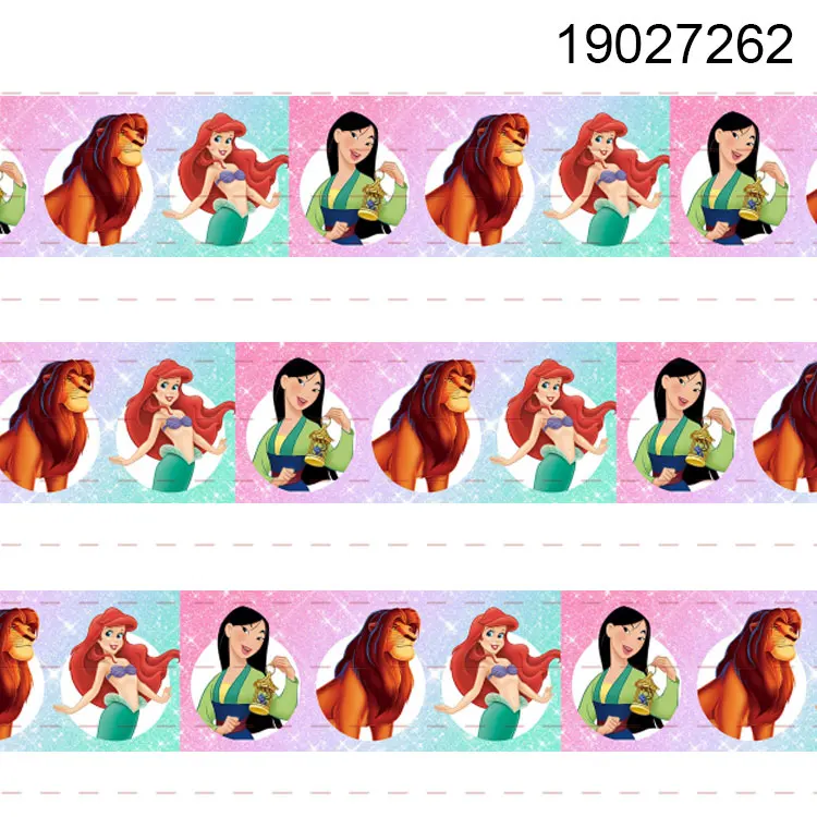 10 ярдов разные размеры милая мультяшная лента с принцессами|Ленты для шитья| |