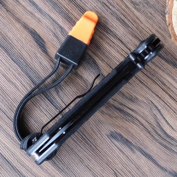 58-60HRC Ganzo G7453P 440C G10 ручка со свистком складной нож выживания походный инструмент карманный нож тактический edc Открытый инструмент