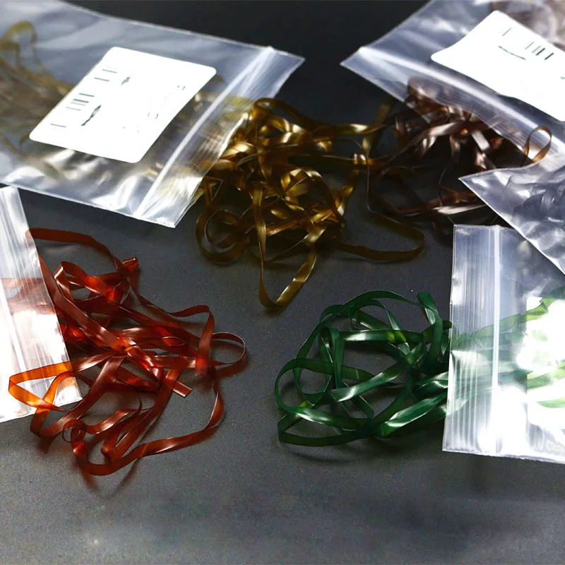 Комплект из 4 м эластичных лент для завязывания мушек 1/8 дюйма|tying materials|fly materialfly