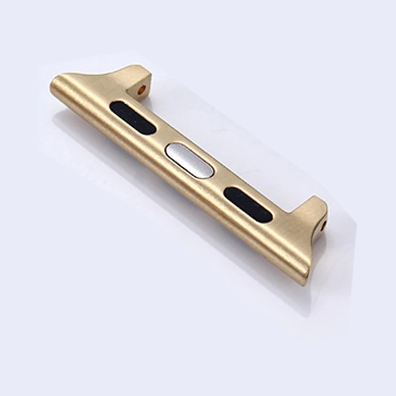 gold Разъем адаптера для apple watch 4 band 44 мм/40 мм iwatch band 42 мм/40 мм бесшовные алюминиевые наручные Linker для apple watch 5/4/3/2 - Цвет ремешка: gold