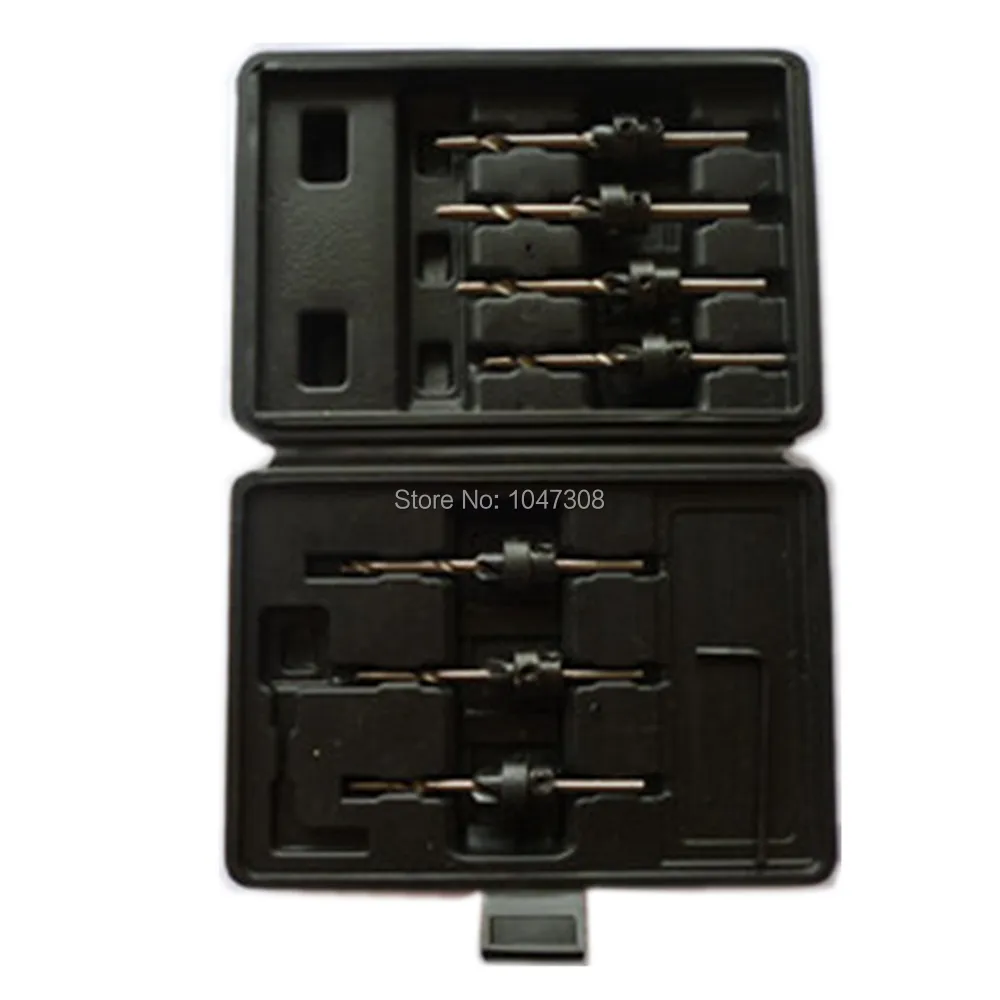 7 шт. конические деревянные пилота столешницы сверла деревообрабатывающие биты