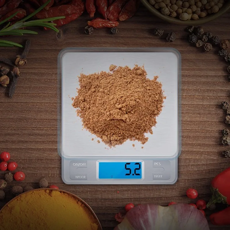 GASON Z1 Digital Kitchen Scale Mini Pocket Stainless Steel Precision Jewelry Electronic Balance Weight Gold Grams 3000gx0.1g |