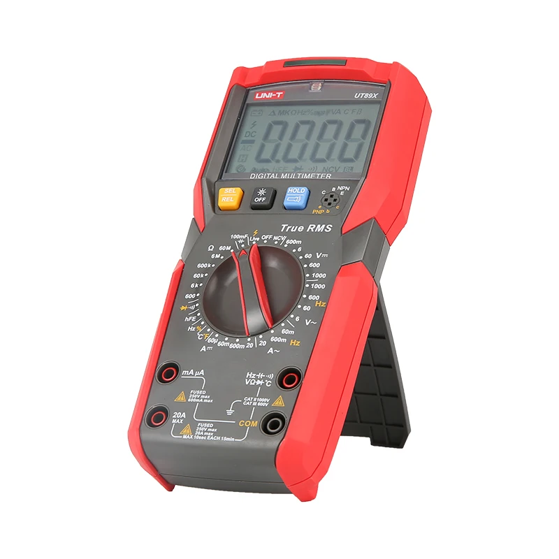 UNI-T UT89XD/UT89X professional NCV digital multimeter; true RMS digital multimeter / temperature / LED test