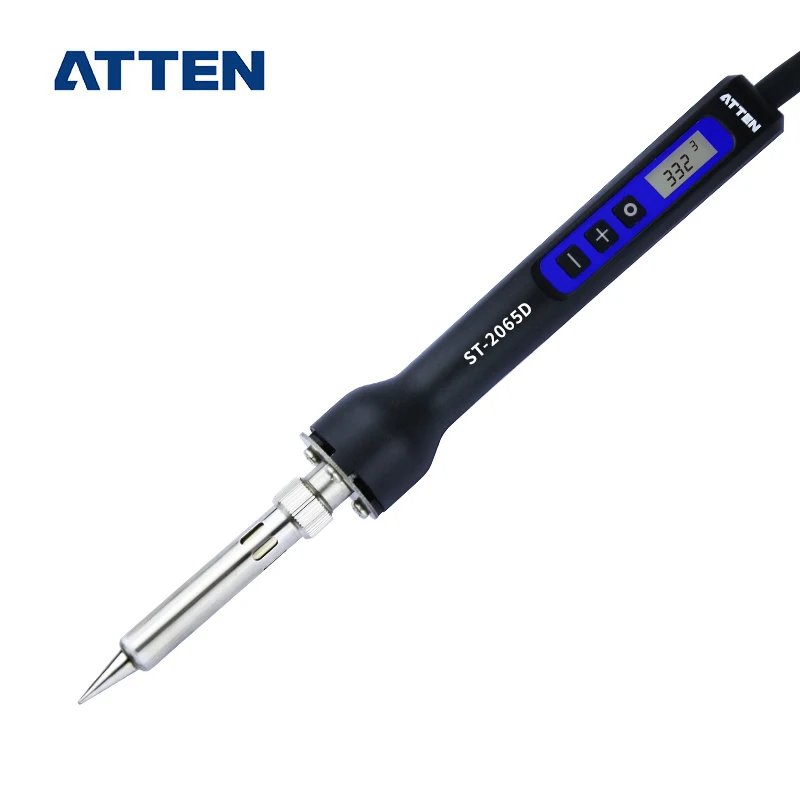 

ATTEN ST-2065D EU Plug 65W Soldering Iron 220V with Digital LCD Display Temperature Adjustable Soldering Iron