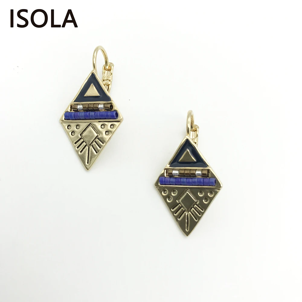 ISOLA два ряда высокое качество бусины заполненные племени массивные винтажные