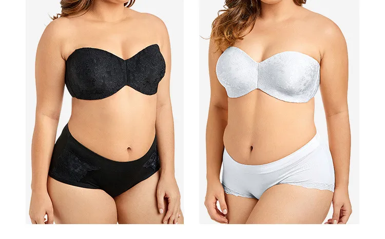 Сексуальный Невидимый Бюстгальтер 1/2 чашки без бретелек Бесшовные тонкие