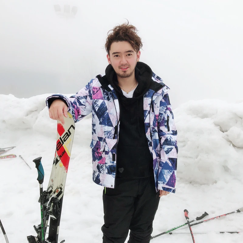 Бренд SHAFEEK зимние лыжные куртки для мужчин уличные теплые водонепроницаемые