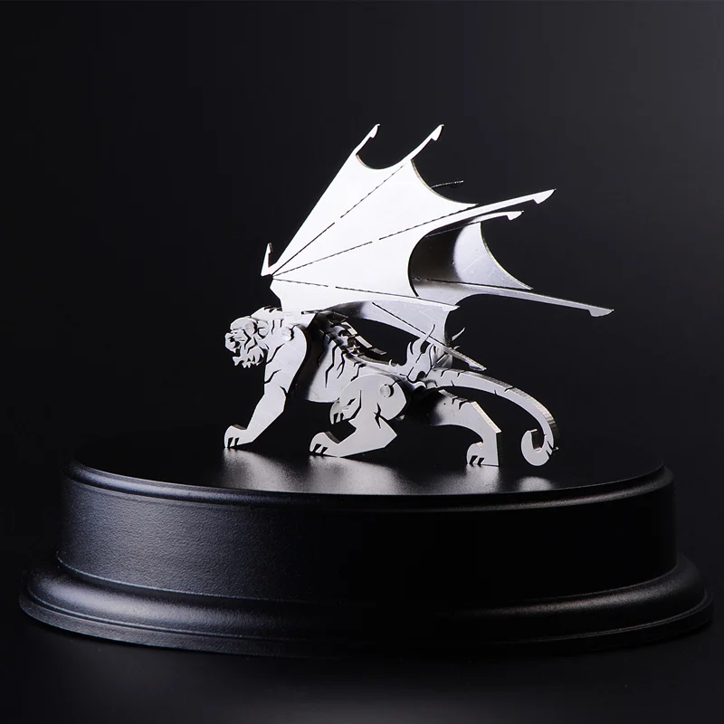 Креативная цельнометаллическая модель съемный счастливый Бог зверь летающий