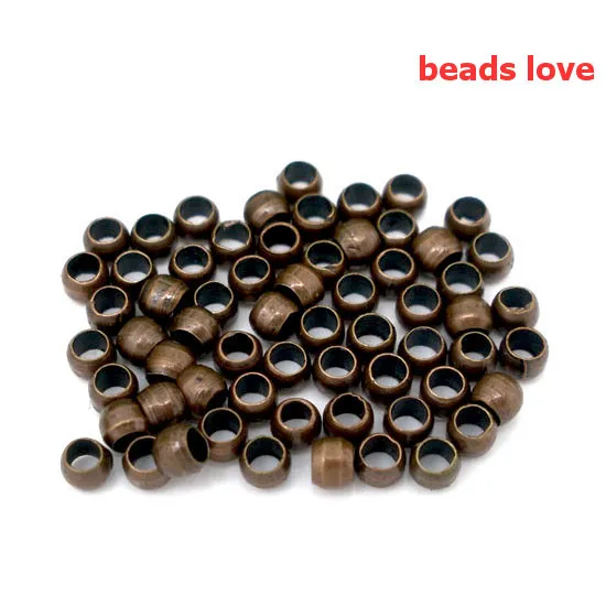 

(2000Pcs/lot )2mm Dia Pick 6 Colors Jewelry Findings Smooth Ball Crimps Beads (w02934)Free Shipping!