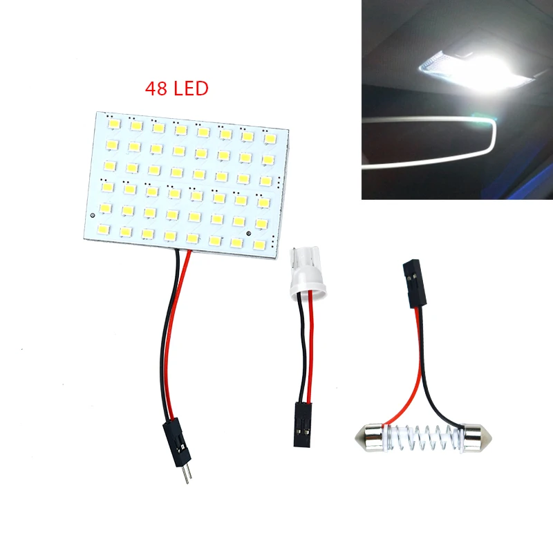 48 LED 12 В 800 лм светодиодный умный smd аккумулятор recharg лампочка светодиодный модуль потолочные лампы cob Декор лампа интерьерная карта наклейка лампа для чтения - Испускаемый цвет: 48 LED