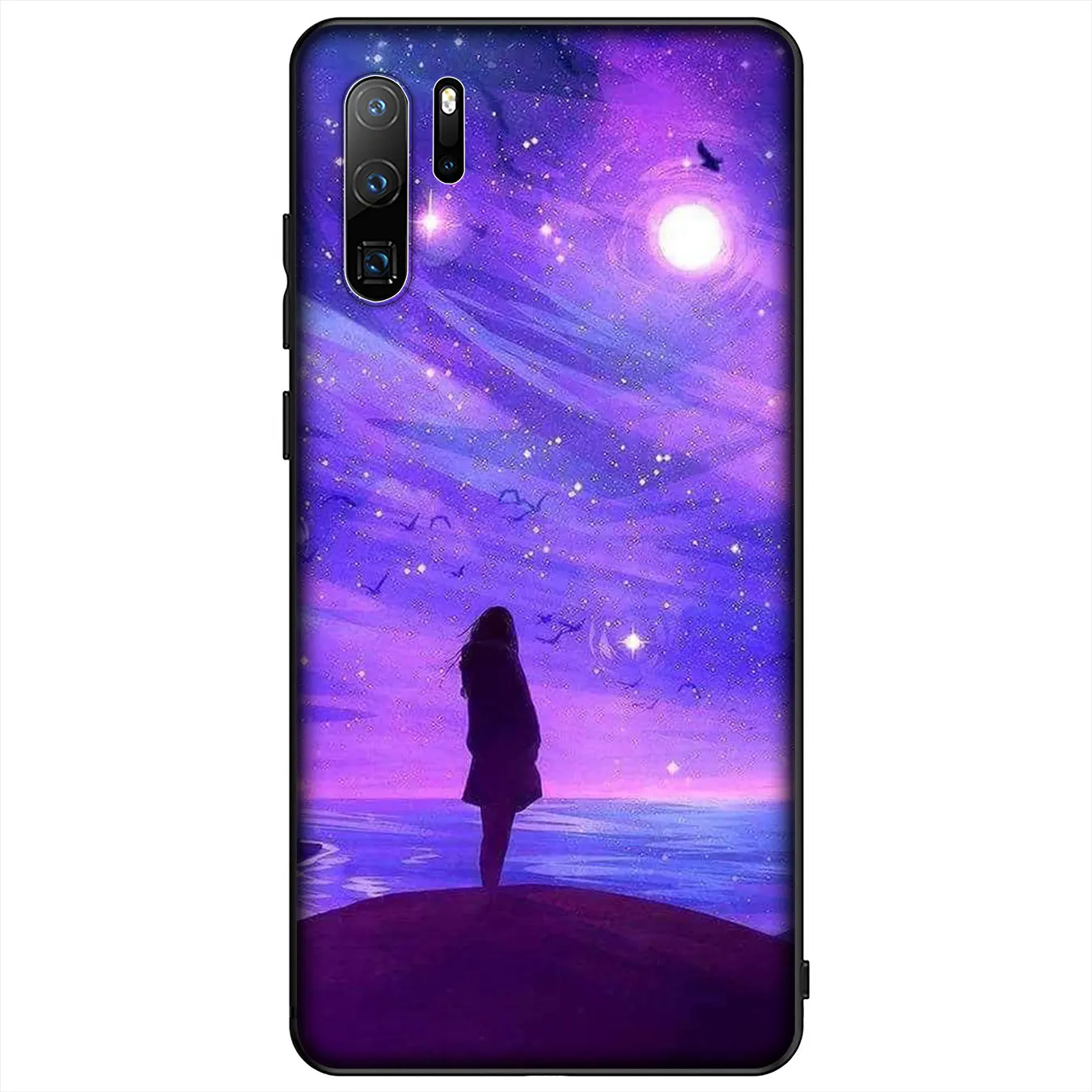 Мягкий чехол для телефона YIMAOC infinity on фиолетовый цветок лотоса Huawei Mate 30 20 10 Pro Nova 5I 5T