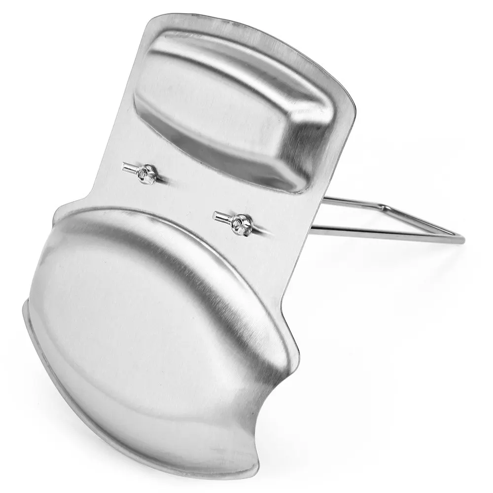 

New Stainless Steel Pot Lid Shelf Cooking Storage Pan Cover Lid Rack Stand Spoon Holder for for Home Kitchen and Bar Tools