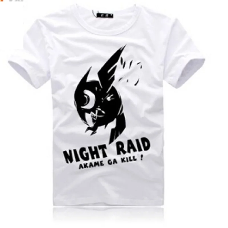 Аниме Akame Ga Kill Night Raid Костюм Япония Манга комикс хлопок 01 футболка Kiru tee|manga comics|akame ga